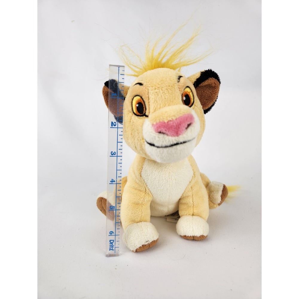 Disney Store Lion King‎ 7" Young Simba Plush Stuffed Animal Toy Soft Stuffy DVD - Picture 4 of 7